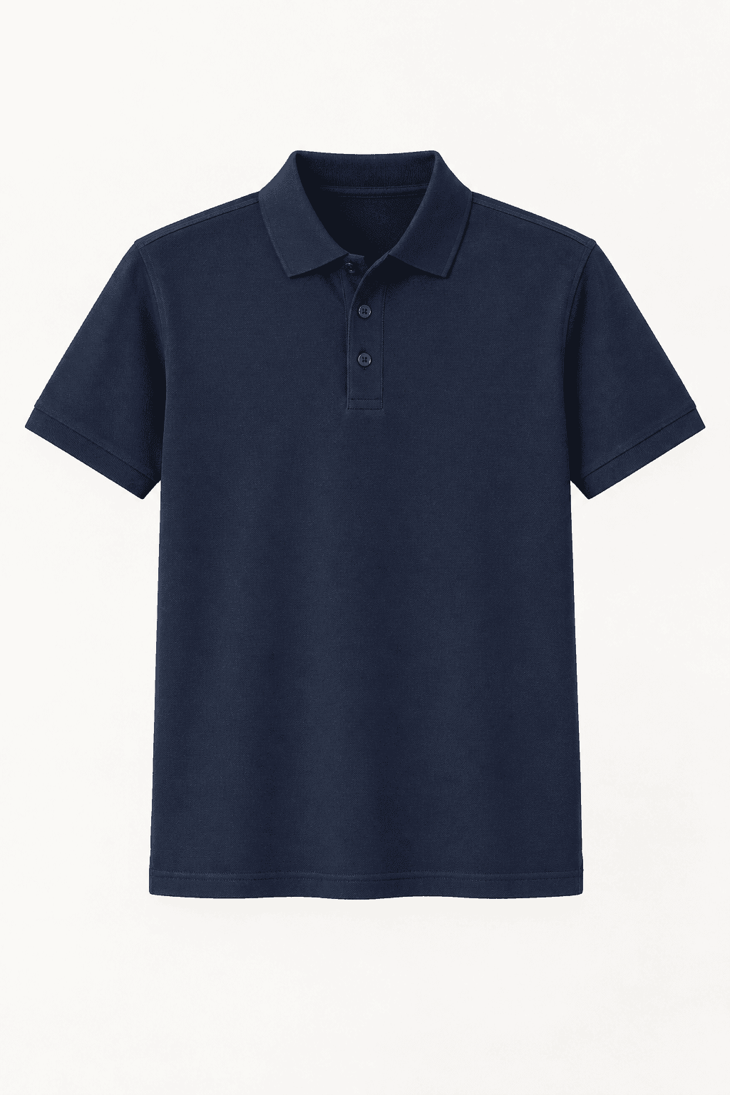 Navy Pique Polo