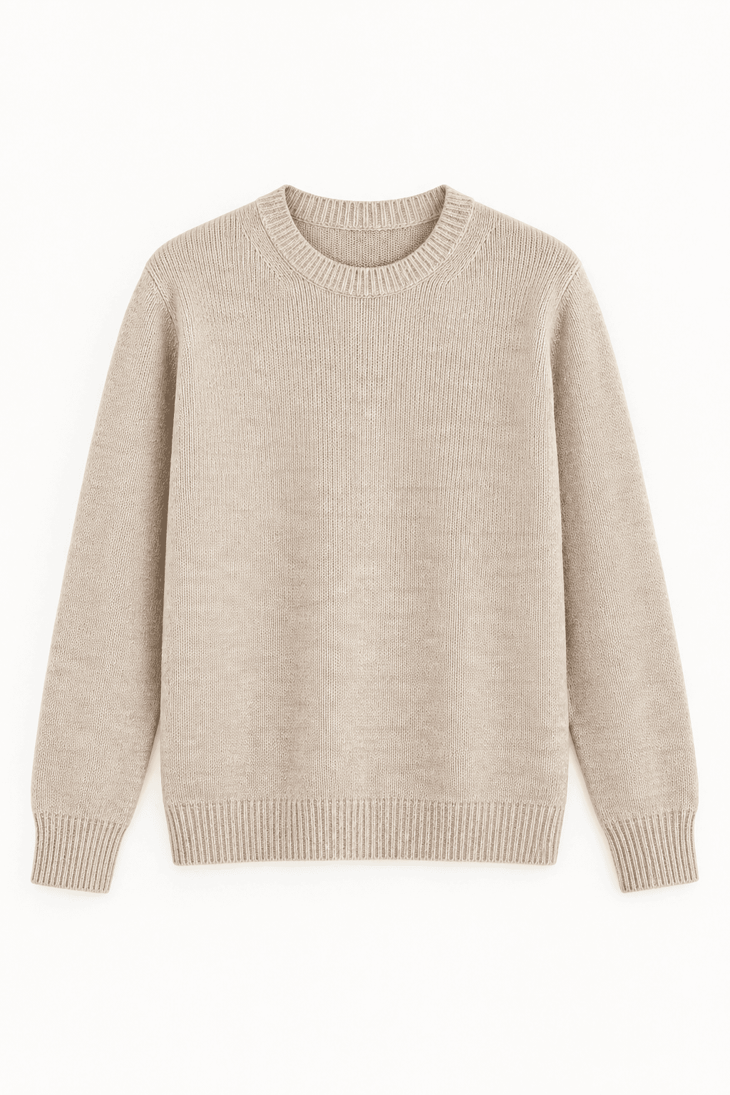 Oatmeal Crew Knit